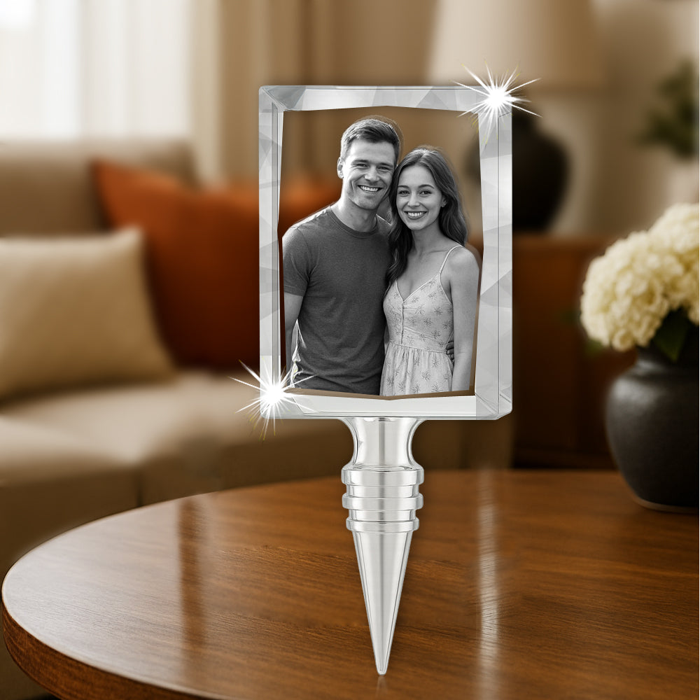3D Crystal Wine Stopper
