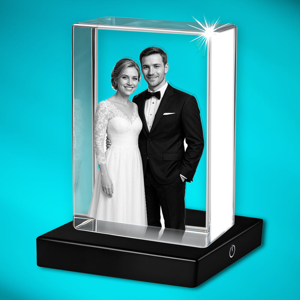 3D Crystal Tower- Personalized Photo Keepsake