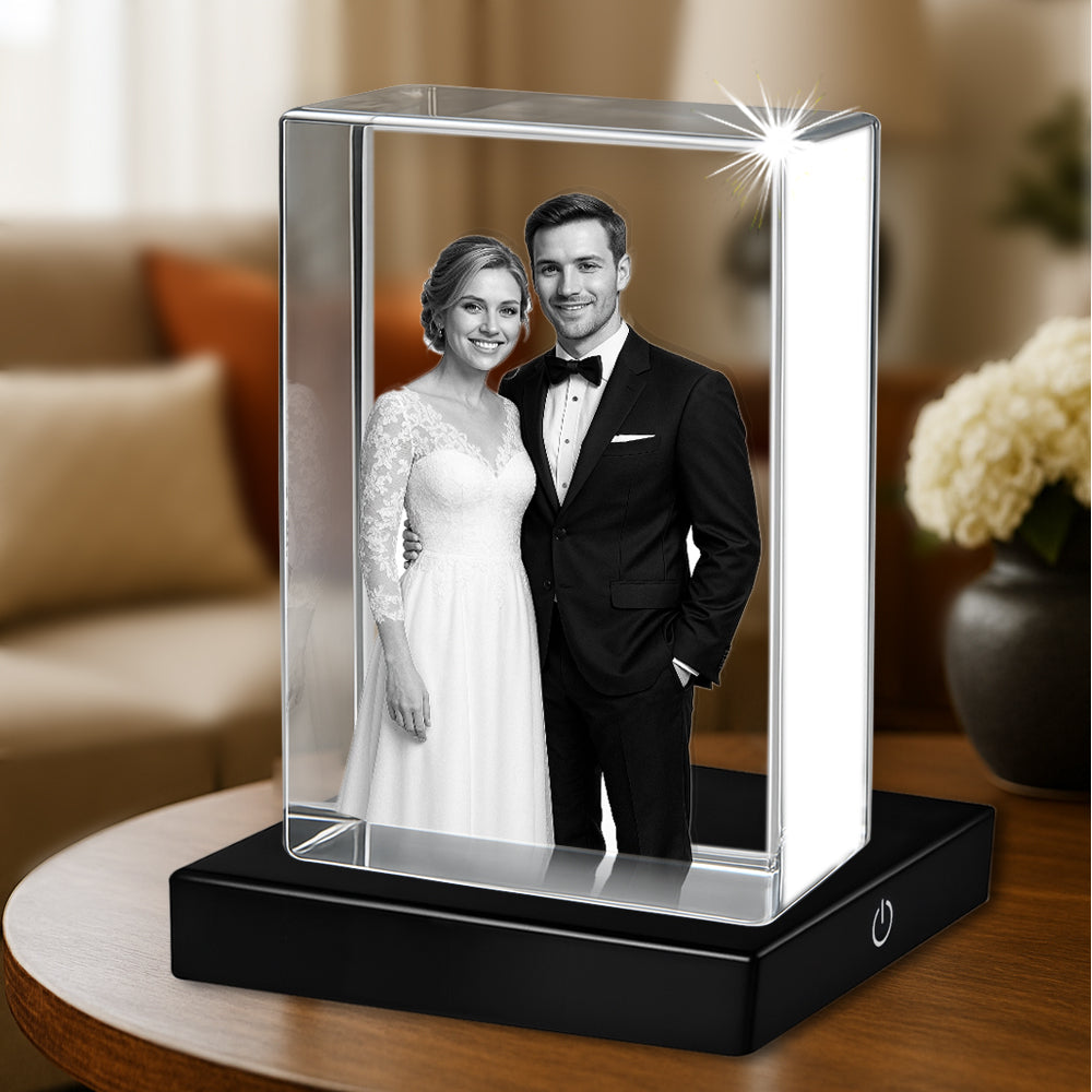 3D Crystal Tower- Personalized Photo Keepsake